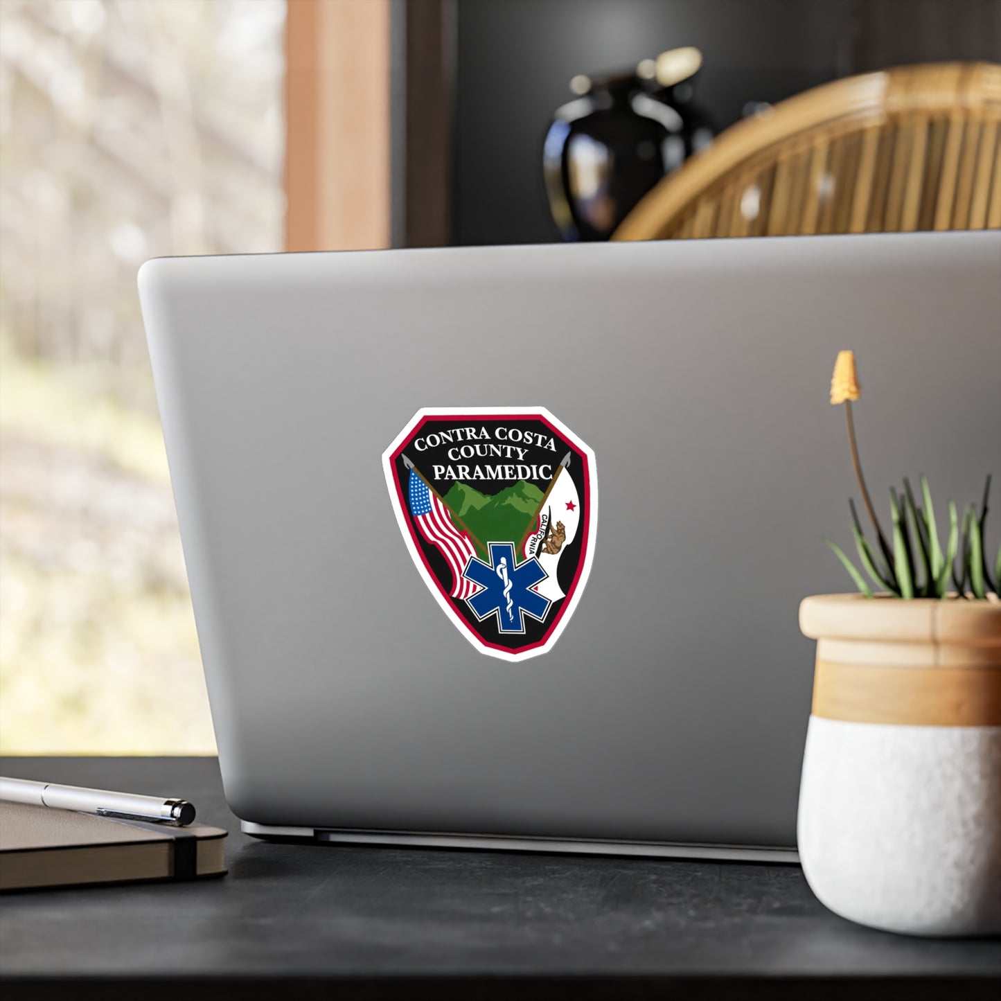 Contra Costa County Paramedic Sticker | Vinyl Decal Kiss-Cut