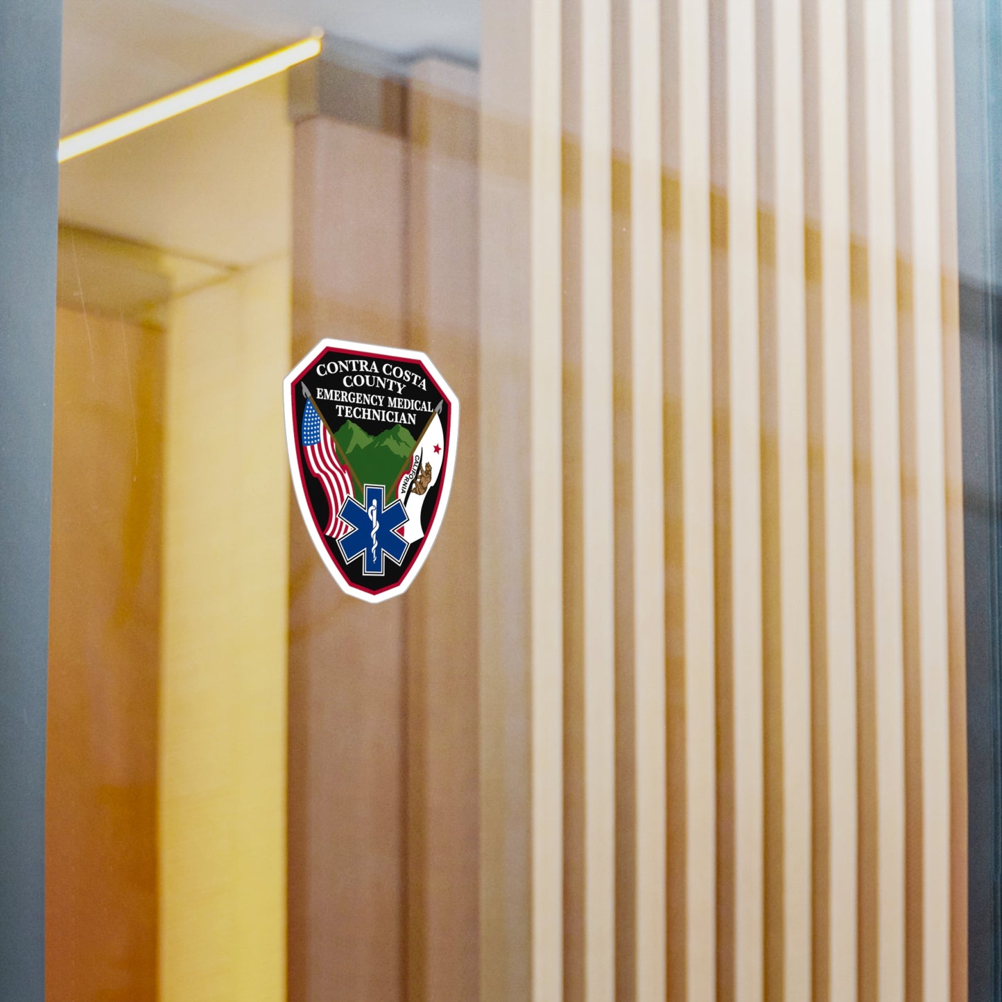 Contra Costa County Emergency Medical Technician Sticker | Vinyl Decal