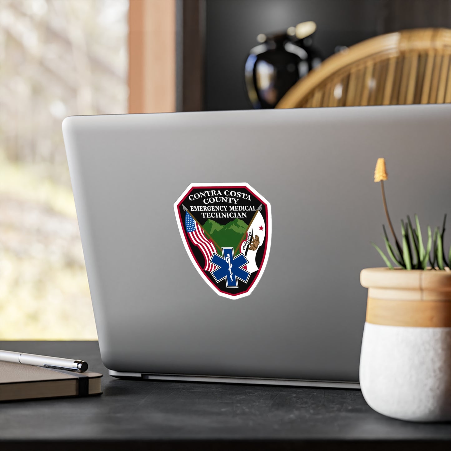 Contra Costa County Emergency Medical Technician Sticker | Vinyl Decal