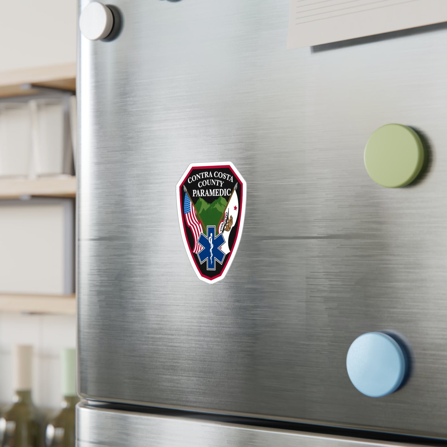Contra Costa County Paramedic Sticker | Vinyl Decal Kiss-Cut