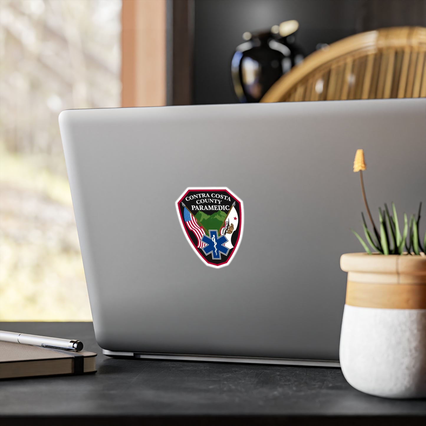 Contra Costa County Paramedic Sticker | Vinyl Decal Kiss-Cut